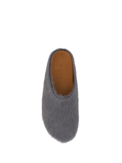 Shop Marni Sandals In Mercury