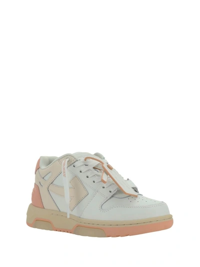 Shop Off-white Sneakers In White Pink