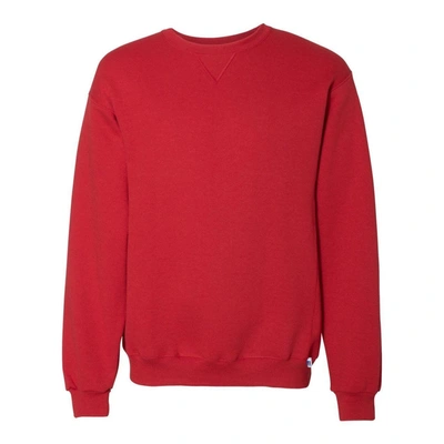 Russell Athletic Dri Power Crewneck Sweatshirt In Red