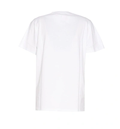 Shop Ganni T-shirts And Polos In Bianco