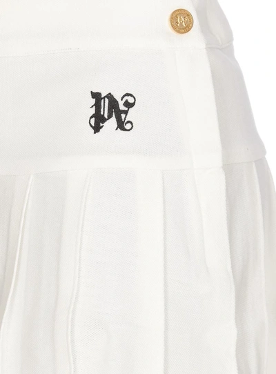Shop Palm Angels Skirts In White
