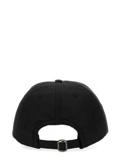 Shop Valentino Garavani Hat With Logo In Black