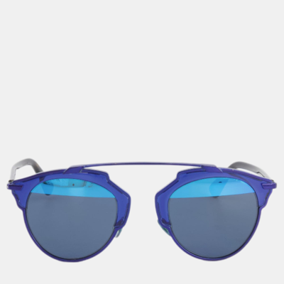 Pre-owned Dior Christian  Electric Blue So Real Sunglasses