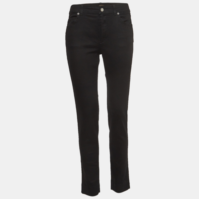 Pre-owned Louis Vuitton Black Denim Slim Fit Jeans M Waist 30''