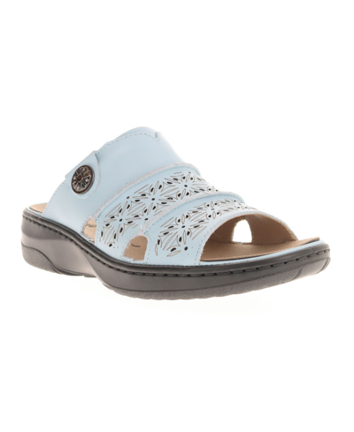 Shop Propét Women's Gertie Slide Sandals In Light Blue