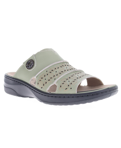 Shop Propét Women's Gertie Slide Sandals In Lily Pad