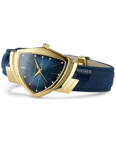 Hamilton Ventura Quartz In Blue
