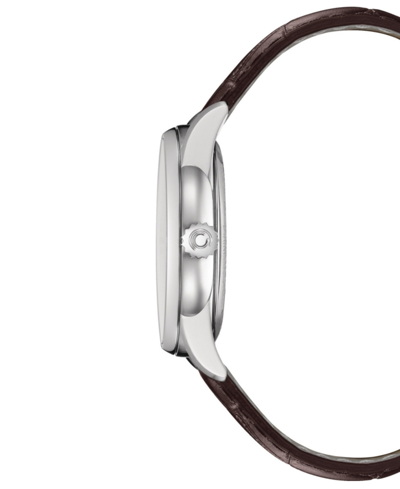 Certina Men's Swiss Automatic Ds-1 Skeleton Black Strap Watch 40mm In Gray