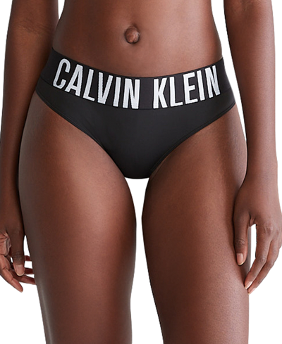 Shop Calvin Klein Women's Intense Power Micro Bikini Underwear Qf7792 In Black