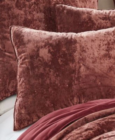 Levtex Abruzzi Velvet Reversible Quilts In Spice
