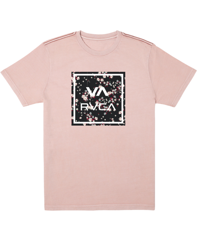 Shop Rvca Men's Va All The Way Short Sleeve T-shirt In Pale Mauve