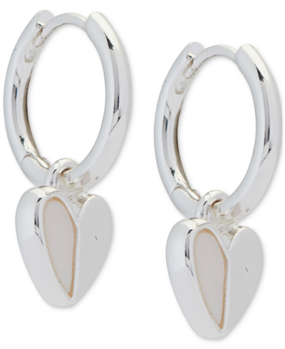 Shop Lucky Brand Two-tone 3-pc. Heart Mixed Earrings In Ttone