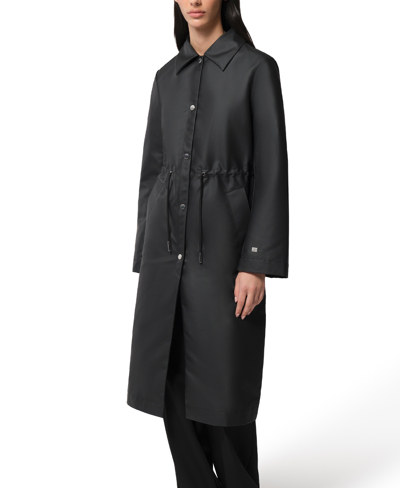 Shop Soia & Kyo Womens Simone Raincoat In Black