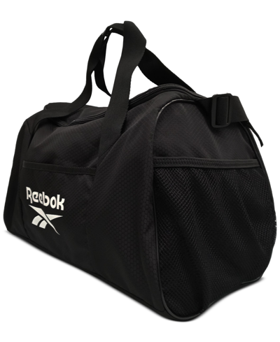Shop Reebok Men's Aleph Small Duffel Bag In Black