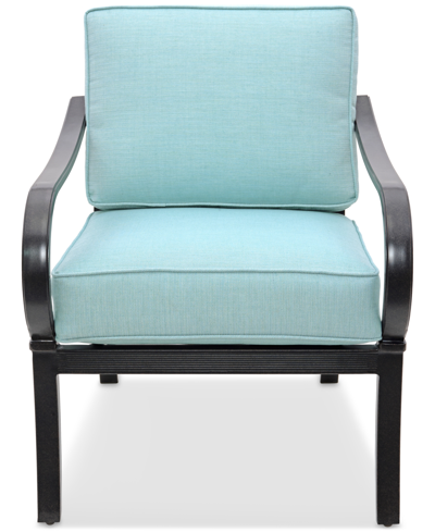 Shop Agio St Croix Outdoor 3-pc Lounge Chair Set (2 Lounge Chairs + 1 End Table) In Spa Light Blue