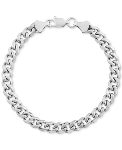 Shop Legacy For Men By Simone I. Smith Men's Curb Link Chain Bracelet In Stainless Steel