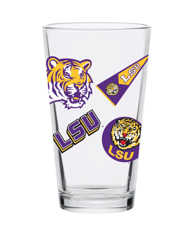 Indigo Falls Lsu Tigers 16 oz Medley Distressed Vintage-like Pint Glass In Multi