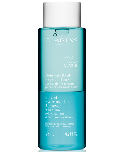 Shop Clarins Instant Bi-phase Eye Makeup Remover, 4.2 Oz. In No Color