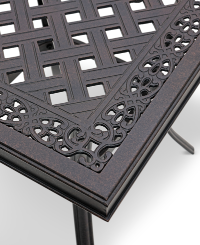 Agio Astaire Outdoor 3-pc Chaise Set (2 Chaise Lounge Chairs + 1 End Table), Created For Macy's In Peony Brick Red