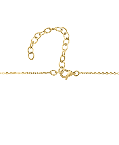 Effy Collection Effy Multicolor Diamond Triple Heart Drop Pendant Necklace (3/8 Ct. T.w.) In 14k Gold, 17" + 1" Exte In Yellow Gol