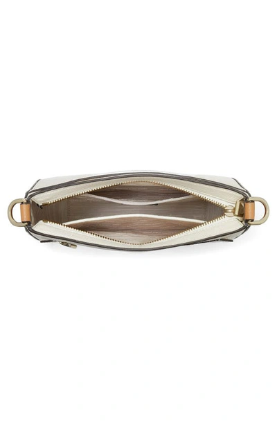 Kate Spade Hudson Colorblock Pebble Leather Crossbody Bag In Parchment Multi