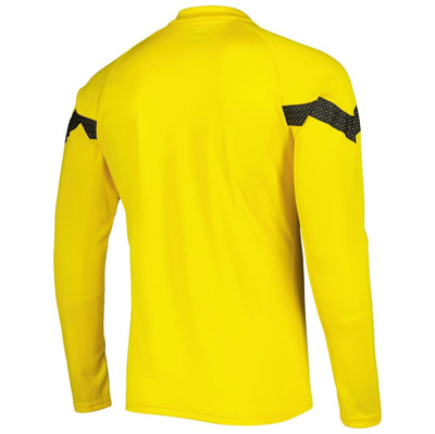 Shop Puma Yellow Borussia Dortmund Raglan Drycell Quarter-zip Training Top