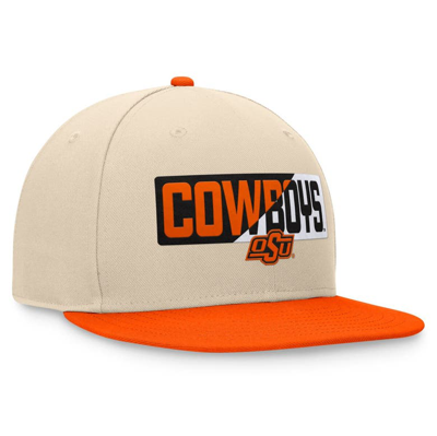 Shop Top Of The World Khaki Oklahoma State Cowboys Goalaso Snapback Hat