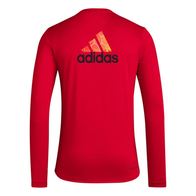Shop Adidas Originals Adidas Red New York Red Bulls Local Pop Aeroready Long Sleeve T-shirt