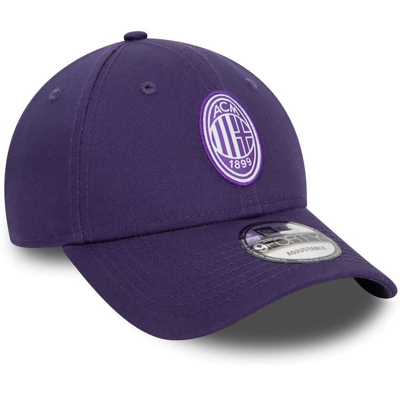 Shop New Era Purple Ac Milan Seasonal 9forty Adjustable Hat