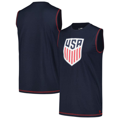 Shop 5th And Ocean By New Era 5th & Ocean By New Era Navy Usmnt Active Tank Top