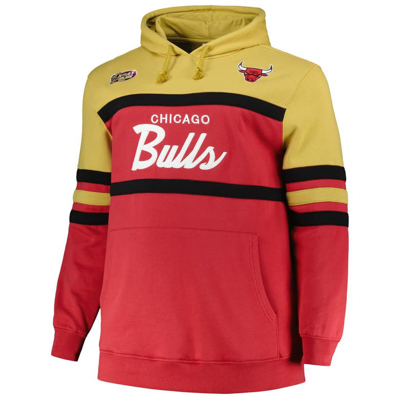 Shop Mitchell & Ness Red Chicago Bulls Big & Tall Hardwood Classics Head Coach Pullover Hoodie