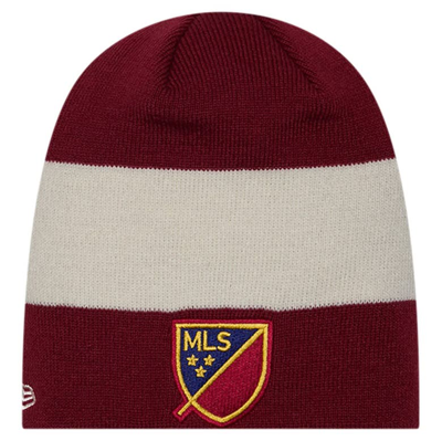 Shop New Era Red Real Salt Lake 2024 Kick Off Collection Knit Beanie