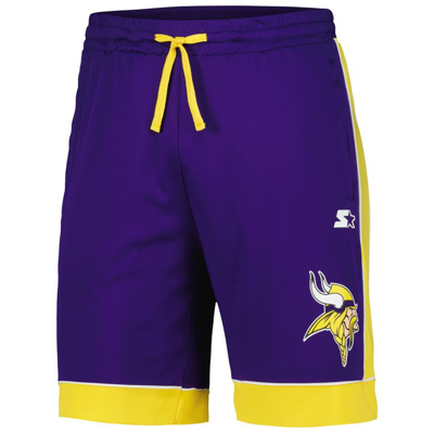 Shop Starter Purple/gold Minnesota Vikings Fan Favorite Fashion Shorts