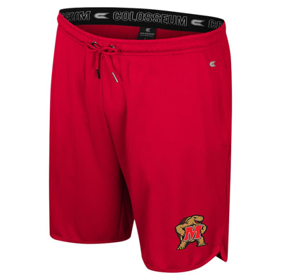 Shop Colosseum Youth  Red Maryland Terrapins Things Happen Shorts