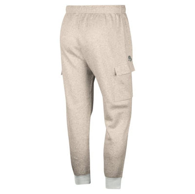Shop Nike Heather Gray Michigan State Spartans Club Cargo Jogger Pants