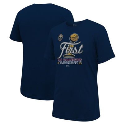 Shop Stadium Essentials Unisex  Navy Denver Nuggets 2023 Nba Finals Champions T-shirt