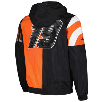Starter Black Martin Truex Jr Red Zone Full-zip Jacket In Black