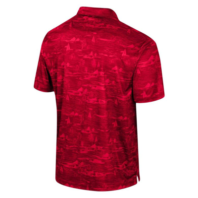 Shop Colosseum Scarlet Rutgers Scarlet Knights Daly Print Polo