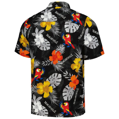Shop Margaritaville Black Kyle Larson Island Life Floral Party Full-button Shirt