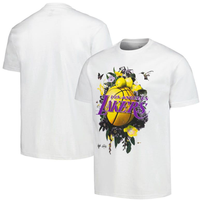 Shop Identify Artist Series Unisex Nba X Kathy Ager White Los Angeles Lakers  T-shirt