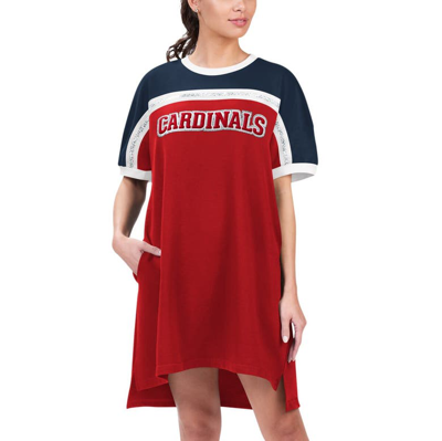 Shop G-iii 4her By Carl Banks Red/navy St. Louis Cardinals Circus Catch Sneaker Dress