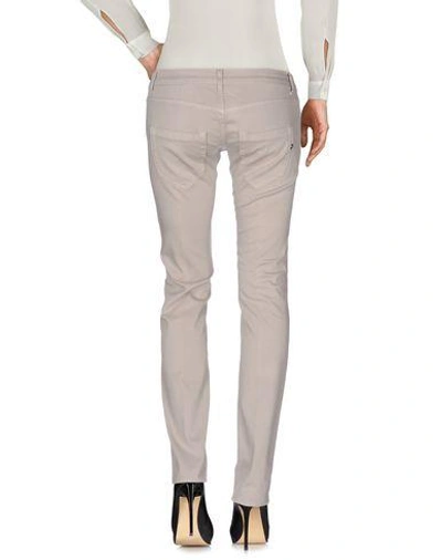 Shop Dondup Casual Pants In Light Grey