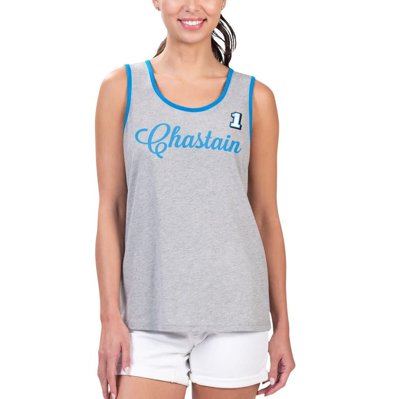 Shop G-iii 4her By Carl Banks Heather Gray Ross Chastain Fastest Lap Fashion Tank