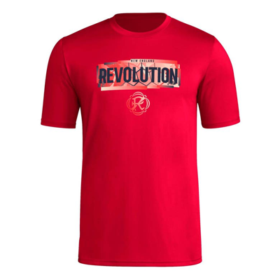 Shop Adidas Originals Adidas Red New England Revolution Local Pop Aeroready T-shirt