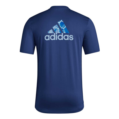 Shop Adidas Originals Adidas Navy Sporting Kansas City Local Pop Aeroready T-shirt