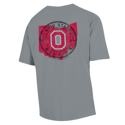 Shop Comfort Wash Graphite Ohio State Buckeyes Statement T-shirt