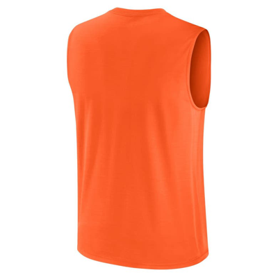 Shop Nike Orange Denver Broncos Muscle Tank Top