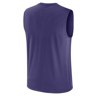 Shop Nike Purple Baltimore Ravens Muscle Tank Top