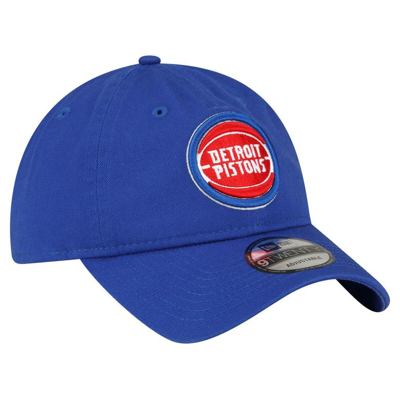 Shop New Era Royal Detroit Pistons Team 2.0 9twenty Adjustable Hat In Blue