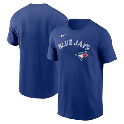 Shop Nike Royal Toronto Blue Jays Fuse Wordmark T-shirt